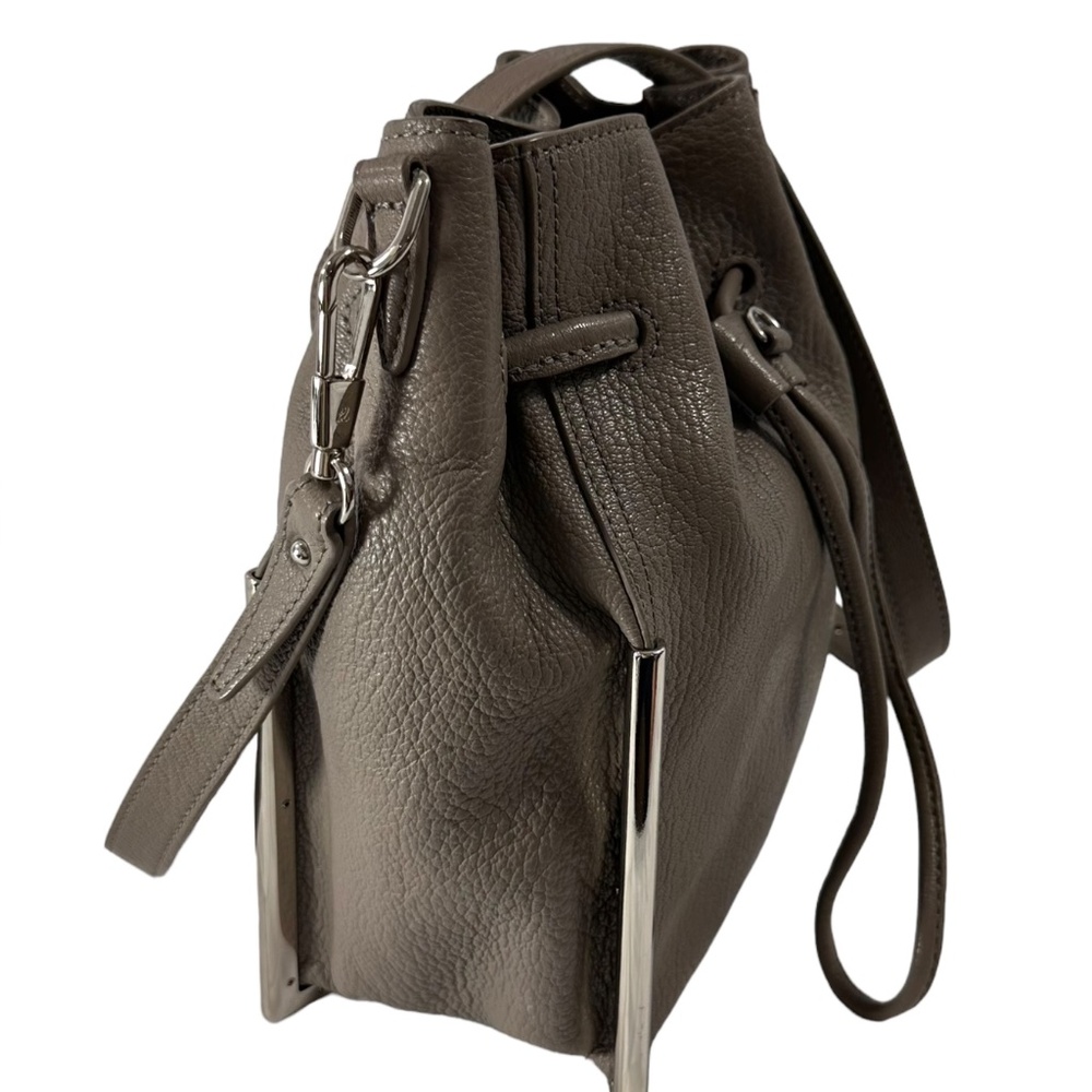 Genuine 3.1 PHILLIP LIM Scout small drawstring crossbody bag grey - Picture 6 of 11